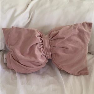 Pottery barn teen Bow pillow